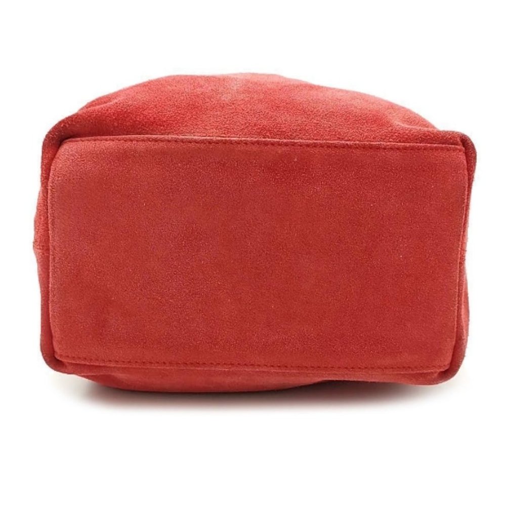 Suede Red Shoulder Bag - Picture 5 of 7
